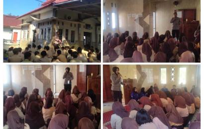 Sat Binmas Polresta Bengkulu Berikan Penyuluhan Kenakalan Remaja di SMKN 07 Kota Bengkulu