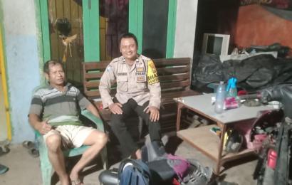 Selalu Aktif Jaga Silaturahmi, Bhabinkamtibmas Sambangi Warga Binaan