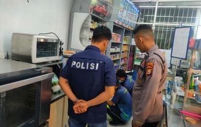 Bobol Indomaret di Manna, Pelaku Rusak CCTV