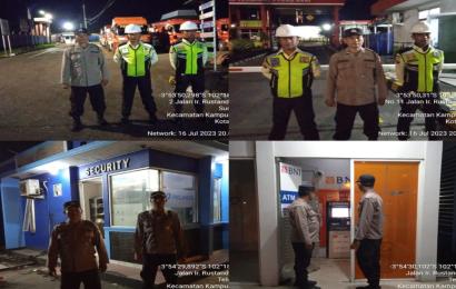 Patroli di Kawasan Pelabuhan, Polsek KSKP Cegah Tindak Pidana 3C