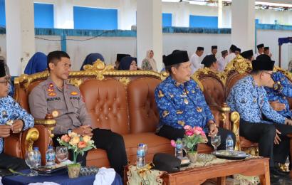 Wakapolres Lebong Hadiri Apel Gabungan di Pendopo Rumdin Bupati Lebong