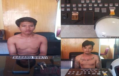 Satres Narkoba Polresta Bengkulu Tangkap 2 Pria, Barang Bukti 21 Paket Sabu
