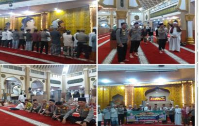 Polresta Bengkulu Suling di Masjid Baitul Izzah, Polsek Gading Cempaka Berikan Pengamanan