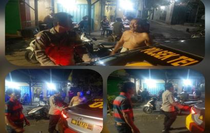 Jaga Keamanan Lingkungan, Polsek Teluk Segara Patroli Dialogis