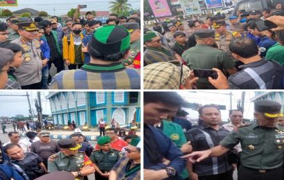 Polresta Bengkulu Laksanakan Pengamanan Aksi Unjuk Rasa HMI Bengkulu