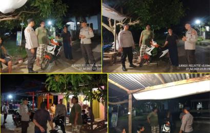 Berikan Imbauan Kamtibmas, Polsek Selebar Patroli Dialogis di Kelurahan Pagar Dewa