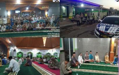 Dengarkan Saran dan Masukan Masyarakat Terhadap Pelayanan Polri, Polresta Bengkulu Kembali Gelar Subuh Keliling di Masjid At Taubah 