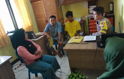 Perkara Pencurian 2 Tandan Pisang Didamaikan oleh Bhabinkamtibmas