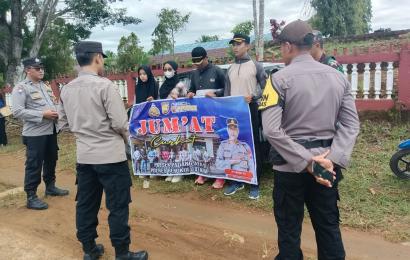 Jumat Curhat, Polsek Padang Jaya Eratkan Komunikasi dengan Masyarakat