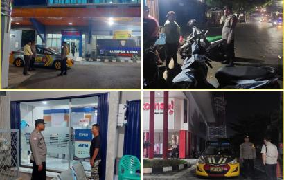 Patroli Malam, Polsek Ratu Samban Sasar Pusat Keramaian