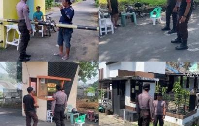 Meminimalisir Tindak Pidana 3C Personel Sat Samapta Patroli Sore Sambangi Petugas Jaga Perumahan