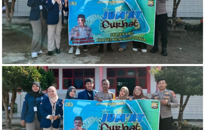 Dengarkan Curhatan Warga, Polsek Lais Gelar Jumat Curhat di Desa Dusun Raja