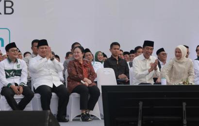 Jokowi Sapa Prabowo, Teriakan Presiden Menggema dari Kader PKB 