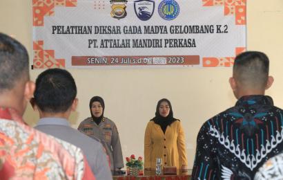 Sinergi Bersama PT AMP, Dit Binmas Polda Bengkulu Gelar Pelatihan Gada Madya
