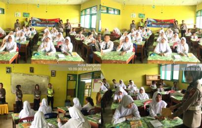 Police Goes To School di SMPN 01 Kota Bengkulu, Polresta Bengkulu Berikan Edukasi Keselamatan Lalu Lintas