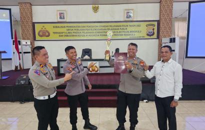 Polres Lebong Juara 1 Penanganan Dumas Tingkat Polda Bengkulu