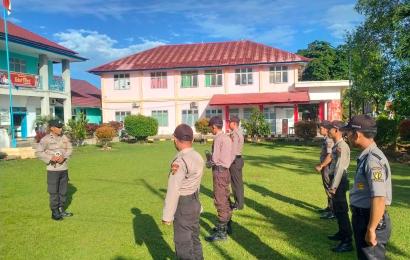 Tingkatkan Kemampuan, Polres Bengkulu Utara Terus Latih Satpam Secara Rutin