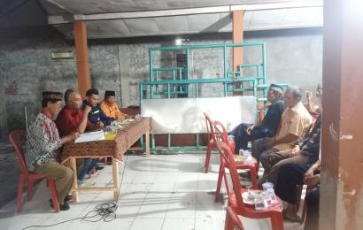 Bhabinkamtibmas Hadiri Pemilihan Ketua RT 13 Kelurahan Lempuing
