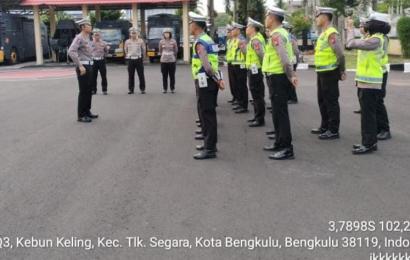 Operasi Patuh Nala 2023 Polresta Bengkulu, 111 Pengendara Tilang Ditempat dan 315 Ditegur