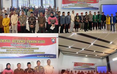Jelang Pemilu 2024, Polresta Bengkulu Silahturahmi Bersama Tokoh Elemen Masyarakat Ciptakan Harkamtibmas