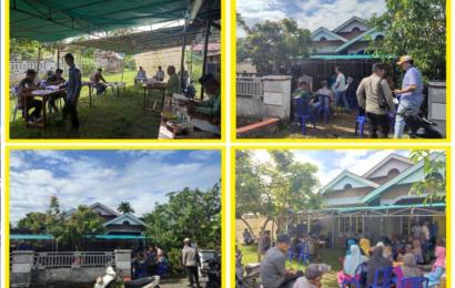 Personel Polsek Kampung Melayu Monitoring dan Berikan Pengamanan Pemilihan Ketua RT 53 Kelurahan Kandang
