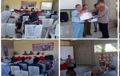 Berikan Sosialisasi Perpolisian Masyarakat dan Antispasi Berita Hoaks di Kelurahan Padang Serai, Sat Binmas Polresta Bengkulu Harapkan Ini