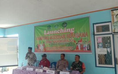 Launching Kampung Moderasi Beragama di Desa Makurajo