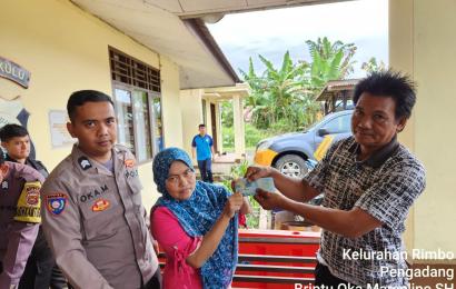 Problem Solving, Bhabinkamtibmas Polsek Rimbo Pengadang Damaikan Perkara KDRT