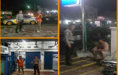 Patroli Diaogis, Personel Polsek Gading Cempaka Sampaiakn Imbauan Kamtibmas kepada Security dan Petugas Parkir ATM BRI