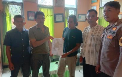 Problem Solving, Bhabinkamtibmas Polsek Lebong Utara Damaikan Perkara Pencurian Jemuran