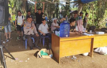 Polsek Lais Laksanakan Monitoring dan Pengamanan Pertandingan Sepakbola