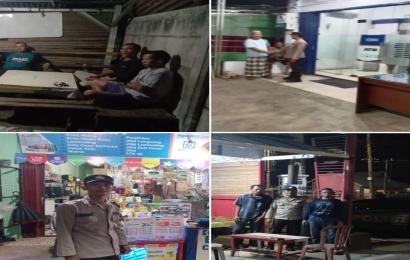 Patroli Dialogis, Polsek Kampung Melayu Sambang Kamtibmas kepada Petugas Jaga Pos Ronda