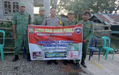 Pak Bhabin Ajak Linmas Ikut Sosialisasikan Saber Pungli