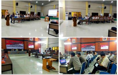 Polresta Bengkulu dan Polsek Jajaran Gelar Pelatihan Kemampuan Penjamin Mutu Petugas Pelayanan Publik