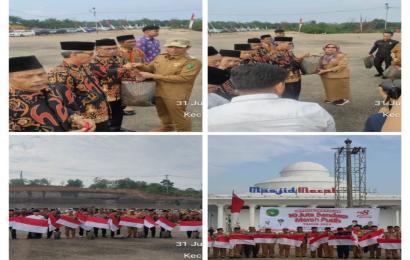 Pemkot Bengkulu Apel Gabungan Gerakan Pembagian 10 Juta Bendera Merah Putih, Polsek Selebar Laksanakan Pemantauan dan Pengamanan