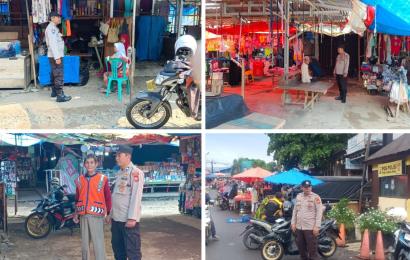 Polsubsektor Pasar Minggu Polsek Ratu Samban Laksanakan Patroli