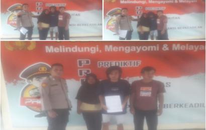 Aniaya Orang Tuanya, Pemuda Kelurahan Betungan di Damaikan Bhabinkamtibmas Polsek Selebar