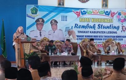 Wakapolres Lebong Hadiri Rapat Rembuk Stunting