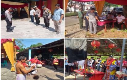 Hadir di Tengah Masyarakat, Polsek Gading Cempaka Berikan Pengamanan Hut Kelenteng Air Suci