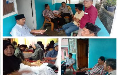 Bhabinkamtibmas Polsek Teluk Segara, Sambang Duka di Kelurahan Tengah Padang