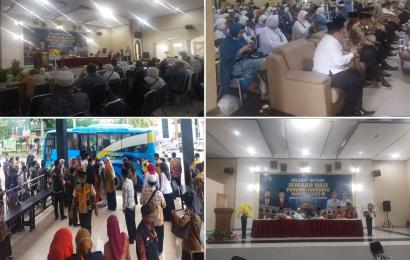 Berikan Pelayanan, Personel Gabungan Polresta Bengkulu dan Polda Bengkulu Lakukan Pengamanan Pemulangan Jemaah Haji Kloter 6 dan 17