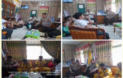 Personel Polsek Ratu Agung Datangi TKP Tawuran SMPN 12 dan SMKN 02 Kota Bengkulu
