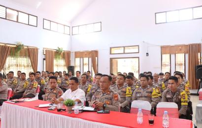 Kapolres Lebong Beri Arahan Kepada Para Bhabinkamtibmas