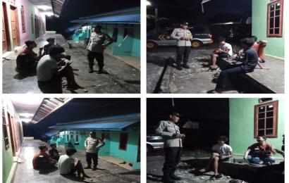 Sambang Dialogis, Personel Polsek Selebar Sampaikan Imbauan Curanmor