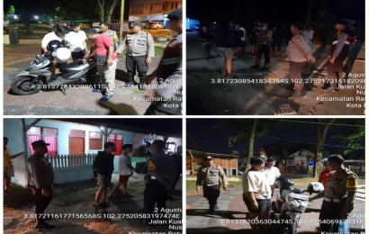 Antisipasi Gangguan Kamtibmas Tindak Pidana 3C Polisi Gelar Patroli Gabungan Bersama TNI