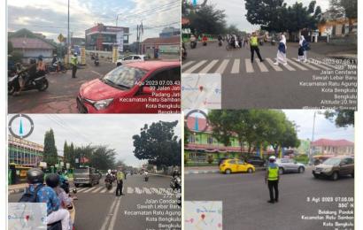 Gelar Commander Wish, Berikan Pengamanan di Pagi Hari