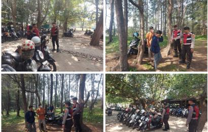 Tindakan Preventif Antisipasi Tindak Pidana 3C, Sat Samapta Patroli Dialogis di Tempat Wisata