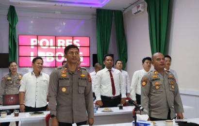 Polres Lebong Ikuti Vicon Latpra Ops Musang Nala II Tahun 2023
