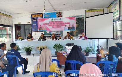 Kapolsek Lebong Utara Hadiri Rakor Bahas Penurunan Stunting