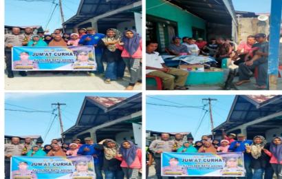Jumat Curhat Warga Keluhkan Banyaknya Kost-Kostan yang Menjadi Sasaran Tindak Pidana 3C